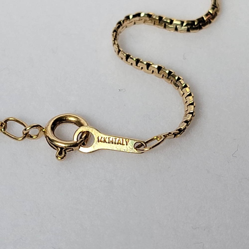 14k yellow gold 16" necklace from Greenleaf's Jewelry in MT S-link